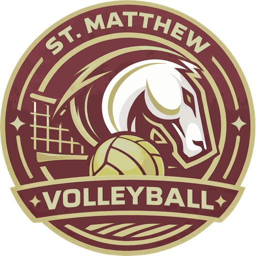 St. Matthew Volleyball logo